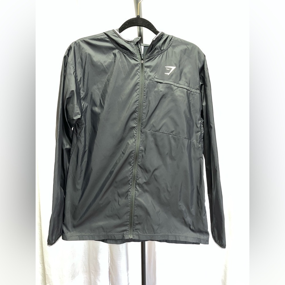 GYMSHARK SPEED JACKET in black | size Small